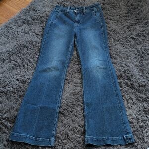 Old Navy Women's Wide Leg Jeans in Denim Blue